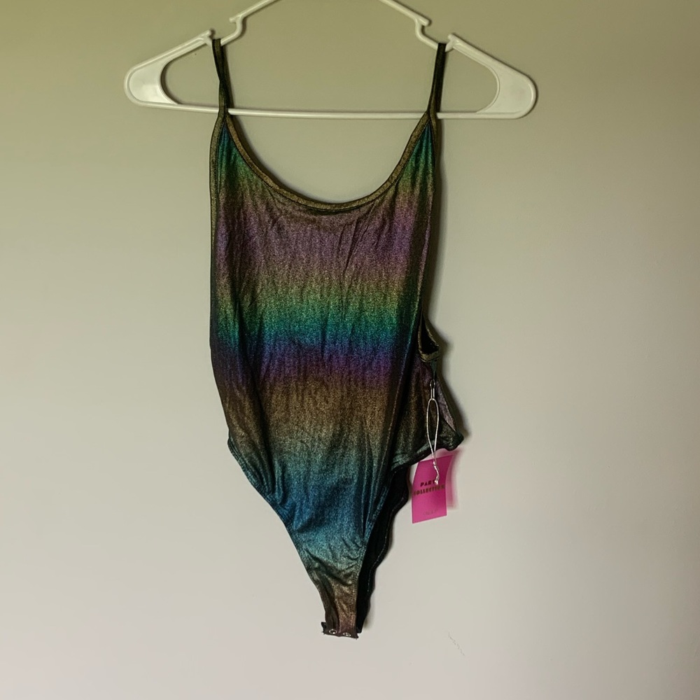 Forever 21 Rainbow Body Suit
